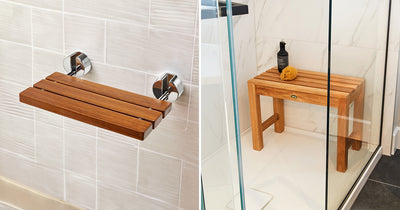 Wall-Folding vs. Stand-Alone Teak Shower Bench: Which Is Right for You?