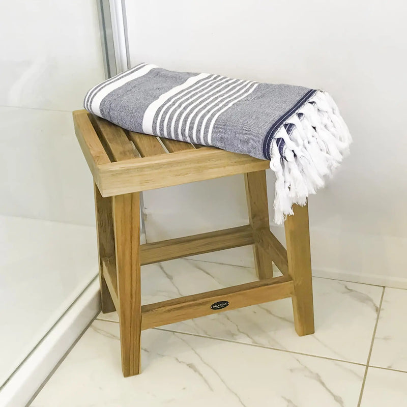 Teak Shower Bench Sky 16" (40 cm)