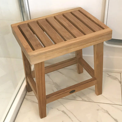 Teak Shower Bench Sky 16" (40 cm)