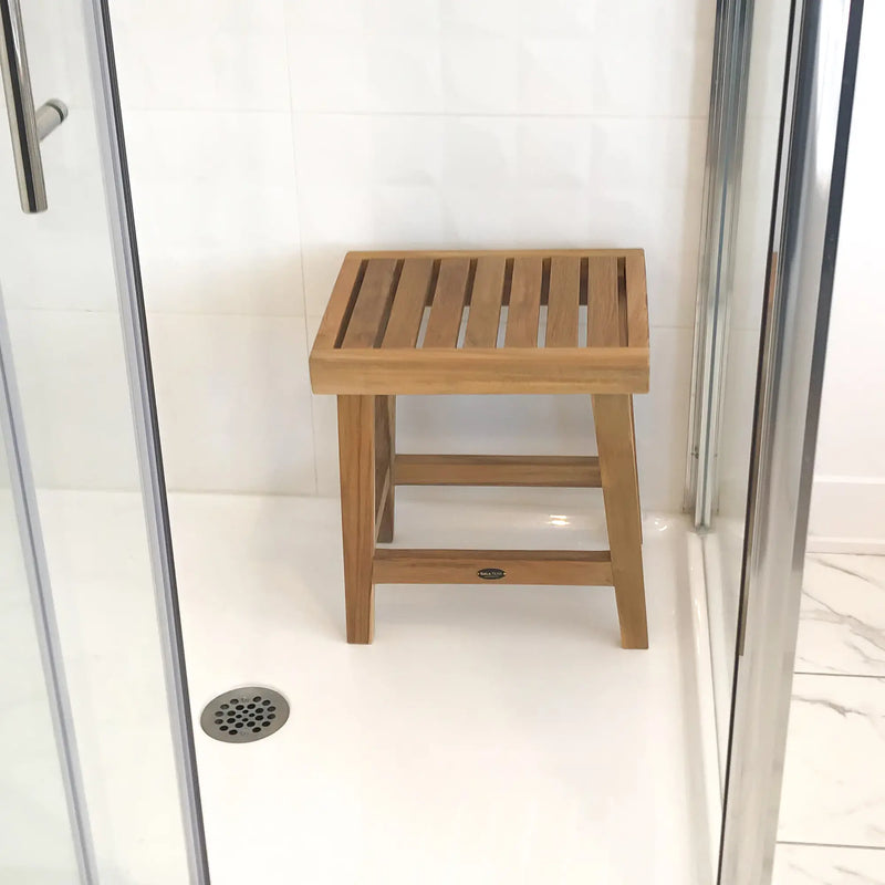 Teak Shower Bench Sky 16" (40 cm)