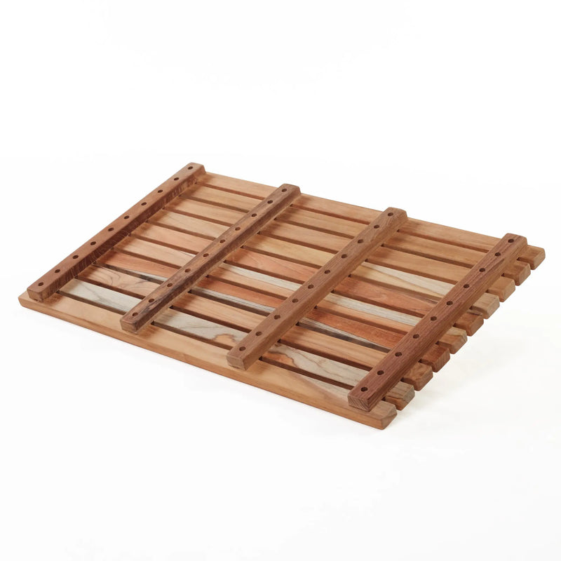 Teak Bath Mat SOL 24" X 14" (60 cm x 35.5 cm)