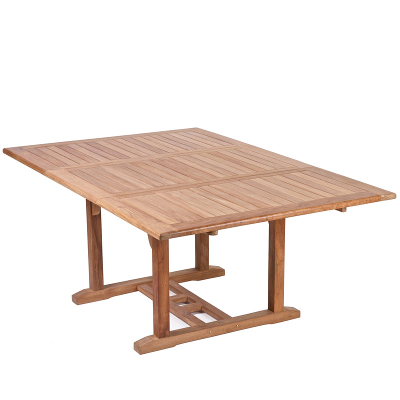 Teak Dining Extension Table Asia - Square 48/71 x 48" (120/180 x 120 cm)
