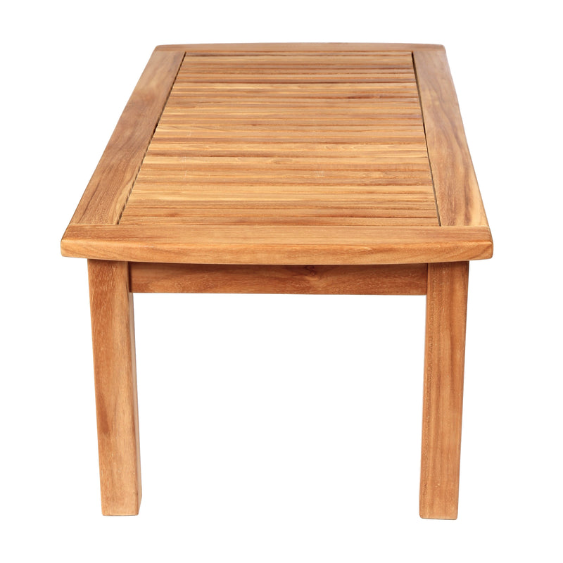Table basse en teck Colorado - rectangulaire 125 x 60 cm (50 x 24 po)