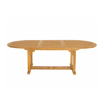 Table à extension en teck ovale Asia 180/240 cm (71/95 po)