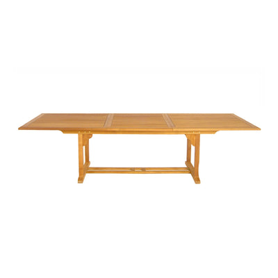 Teak Dining Extension Table Asia - Rectangular 95/118 x 48" (240/300 x 120 cm)