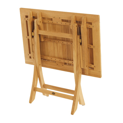 Teak Dining Folding Table Colorado - Rectangular 36 x 24" (90 x 60 cm)