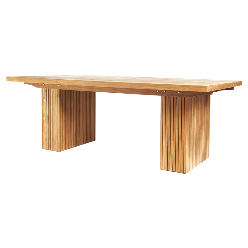 Table en teck rectangulaire Liner 200 x 100 cm (79 x 40 po)