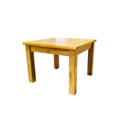 Teak Side Coffee Table Asia Square 24"
