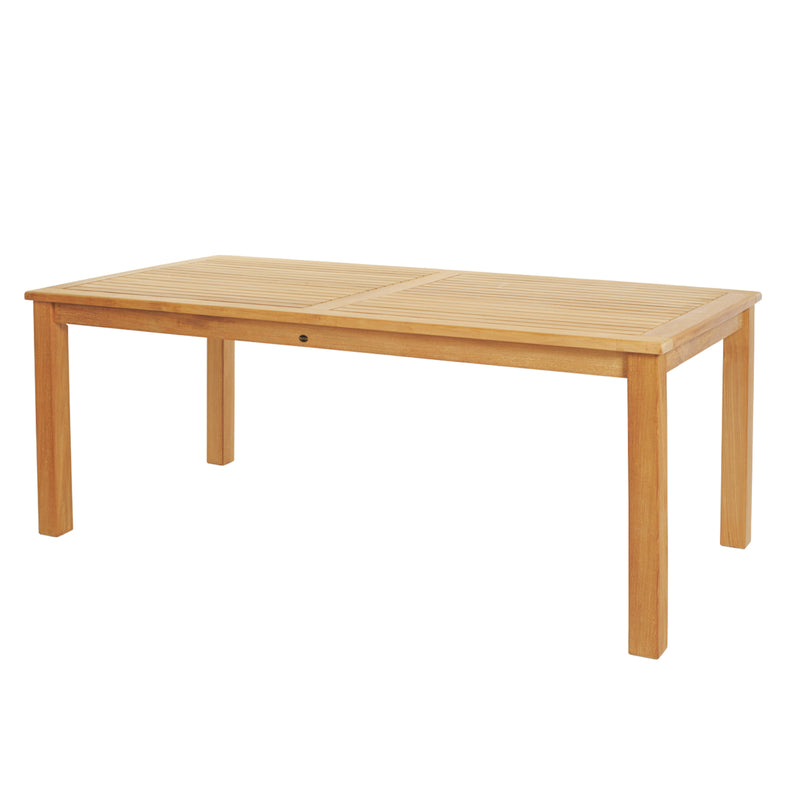 Table en teck rectangulaire Asia 200 x 100 cm (79 x 40")