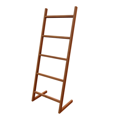 Teak Self-standing Towel Ladder 59" (150 cm) with 5 bars