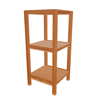 Teak Square Shelf Fiji 36" (90cm) 3 tiers