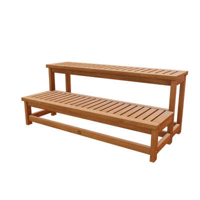 Teak Hot tub step 48" (120 cm)